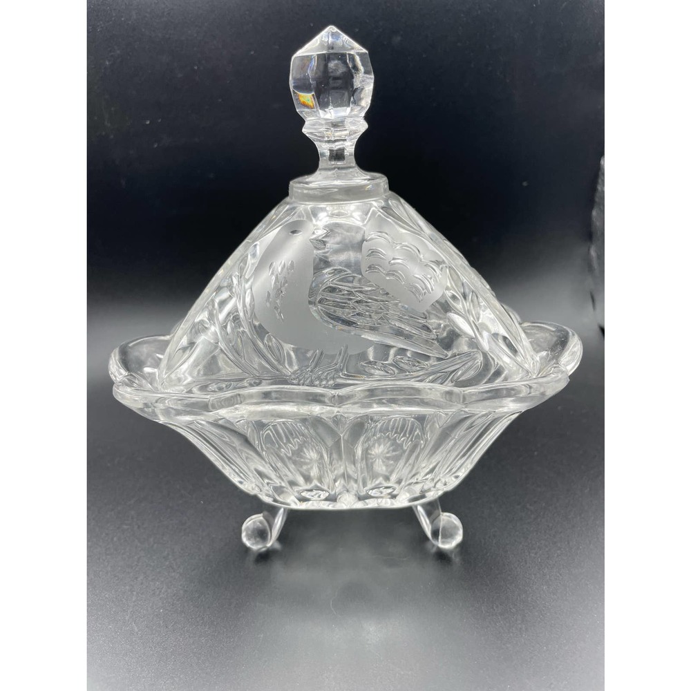 Vintage Action Industries candy dish w/ lid